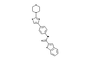 N-[4-(2-morpholinothiazol-4-yl)phenyl]benzothiophene-2-carboxamide