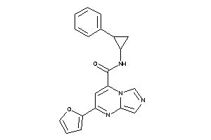 2-(2-furyl)-N-(2-phenylcyclopropyl)imidazo[1,5-a]pyrimidine-4-carboxamide
