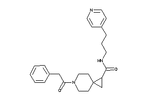 6-(2-phenylacetyl)-N-[3-(4-pyridyl)propyl]-6-azaspiro[2.5]octane-1-carboxamide