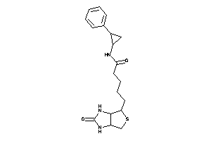 5-(2-keto-1,3,3a,4,6,6a-hexahydrothieno[3,4-d]imidazol-4-yl)-N-(2-phenylcyclopropyl)valeramide