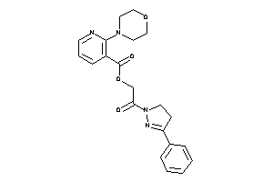 2-morpholinonicotin [2-keto-2-(3-phenyl-2-pyrazolin-1-yl)ethyl] Ester