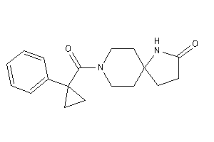 8-(1-phenylcyclopropanecarbonyl)-4,8-diazaspiro[4.5]decan-3-one