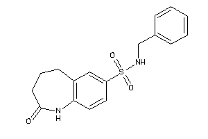 Image of N-benzyl-2-keto-1,3,4,5-tetrahydro-1-benzazepine-7-sulfonamide