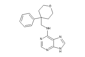 (4-phenyltetrahydropyran-4-yl)methyl-(9H-purin-6-yl)amine