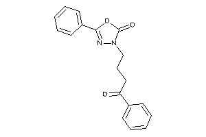 3-(4-keto-4-phenyl-butyl)-5-phenyl-1,3,4-oxadiazol-2-one
