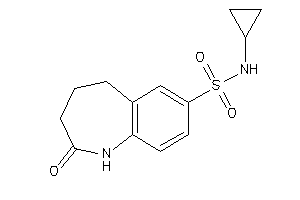 N-cyclopropyl-2-keto-1,3,4,5-tetrahydro-1-benzazepine-7-sulfonamide