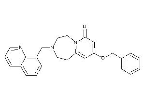 9-benzoxy-3-(8-quinolylmethyl)-1,2,4,5-tetrahydropyrido[2,1-g][1,4]diazepin-7-one