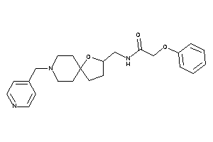 2-phenoxy-N-[[8-(4-pyridylmethyl)-4-oxa-8-azaspiro[4.5]decan-3-yl]methyl]acetamide