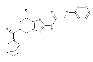 N-[5-(5-azabicyclo[2.2.1]heptane-5-carbonyl)-7-keto-5,6-dihydro-4H-1,3-benzothiazol-2-yl]-2-phenoxy-acetamide