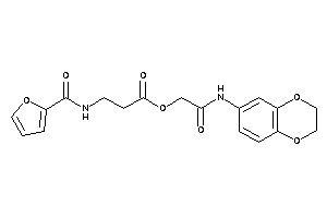 3-(2-furoylamino)propionic Acid [2-(2,3-dihydro-1,4-benzodioxin-6-ylamino)-2-keto-ethyl] Ester