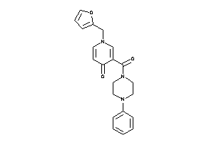 1-(2-furfuryl)-3-(4-phenylpiperazine-1-carbonyl)-4-pyridone