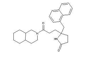 5-[3-(3,4,4a,5,6,7,8,8a-octahydro-1H-isoquinolin-2-yl)-3-keto-propyl]-5-(1-naphthylmethyl)-2-pyrrolidone