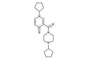 1-cyclopentyl-3-(4-cyclopentylpiperazine-1-carbonyl)-4-pyridone