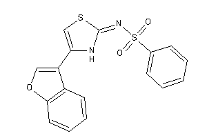 N-[4-(benzofuran-3-yl)-4-thiazolin-2-ylidene]benzenesulfonamide