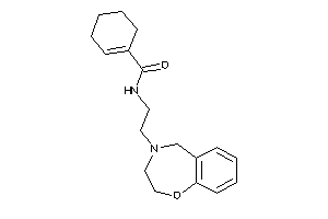 N-[2-(3,5-dihydro-2H-1,4-benzoxazepin-4-yl)ethyl]cyclohexene-1-carboxamide