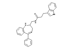 3-(1H-indol-3-yl)-N-[(5-phenyl-2,3-dihydro-1H-1,4-benzodiazepin-2-yl)methyl]propionamide