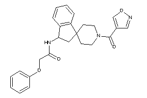 N-[1'-(isoxazole-4-carbonyl)spiro[indane-3,4'-piperidine]-1-yl]-2-phenoxy-acetamide