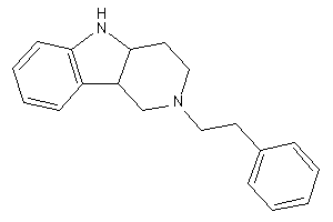 2-phenethyl-1,3,4,4a,5,9b-hexahydropyrido[4,3-b]indole