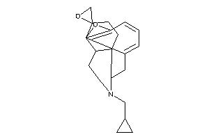 Cyclopropylmethylspiro[BLAH-BLAH,2'-oxirane]