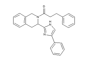 3-phenyl-1-[3-(4-phenyl-1H-imidazol-2-yl)-3,4-dihydro-1H-isoquinolin-2-yl]propan-1-one