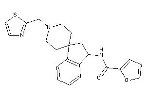 Image of N-[1'-(thiazol-2-ylmethyl)spiro[indane-3,4'-piperidine]-1-yl]-2-furamide