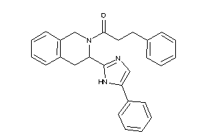 3-phenyl-1-[3-(5-phenyl-1H-imidazol-2-yl)-3,4-dihydro-1H-isoquinolin-2-yl]propan-1-one