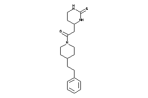 1-(4-phenethylpiperidino)-2-(2-thioxohexahydropyrimidin-4-yl)ethanone