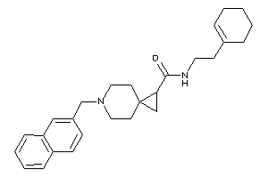 N-(2-cyclohexen-1-ylethyl)-6-(2-naphthylmethyl)-6-azaspiro[2.5]octane-2-carboxamide