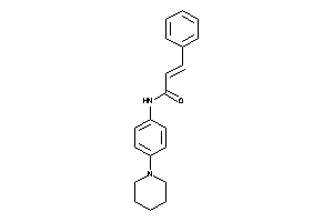 Image of 3-phenyl-N-(4-piperidinophenyl)acrylamide