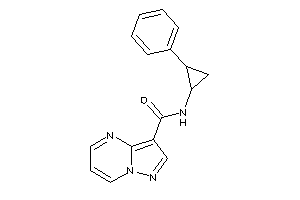 N-(2-phenylcyclopropyl)pyrazolo[1,5-a]pyrimidine-3-carboxamide