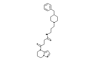 N-[3-(4-benzylpiperidino)propyl]-4-(6,7-dihydro-5H-pyrazolo[1,5-a]pyrimidin-4-yl)-4-keto-butyramide