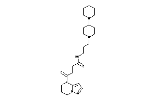 4-(6,7-dihydro-5H-pyrazolo[1,5-a]pyrimidin-4-yl)-4-keto-N-[3-(4-piperidinopiperidino)propyl]butyramide