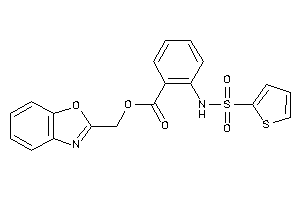 Image of 2-(2-thienylsulfonylamino)benzoic Acid 1,3-benzoxazol-2-ylmethyl Ester
