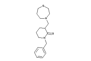 1-benzyl-3-(1,4-oxazepan-4-ylmethyl)-2-piperidone