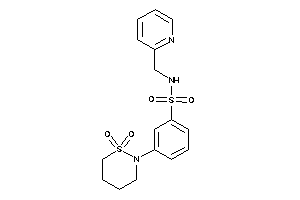 3-(1,1-diketothiazinan-2-yl)-N-(2-pyridylmethyl)benzenesulfonamide