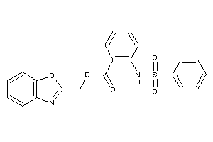 2-(benzenesulfonamido)benzoic Acid 1,3-benzoxazol-2-ylmethyl Ester