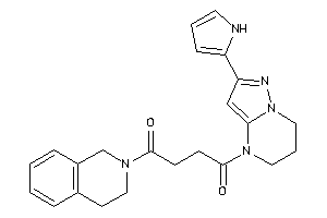 1-(3,4-dihydro-1H-isoquinolin-2-yl)-4-[2-(1H-pyrrol-2-yl)-6,7-dihydro-5H-pyrazolo[1,5-a]pyrimidin-4-yl]butane-1,4-dione