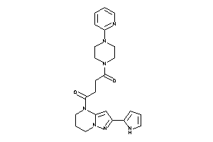 1-[4-(2-pyridyl)piperazino]-4-[2-(1H-pyrrol-2-yl)-6,7-dihydro-5H-pyrazolo[1,5-a]pyrimidin-4-yl]butane-1,4-dione