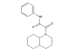 2-(3,4,4a,5,6,7,8,8a-octahydro-2H-quinolin-1-yl)-2-keto-N-phenyl-acetamide