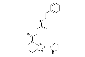 4-keto-N-phenethyl-4-[2-(1H-pyrrol-2-yl)-6,7-dihydro-5H-pyrazolo[1,5-a]pyrimidin-4-yl]butyramide