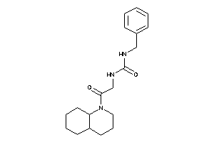 1-[2-(3,4,4a,5,6,7,8,8a-octahydro-2H-quinolin-1-yl)-2-keto-ethyl]-3-benzyl-urea