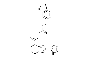 4-keto-N-piperonyl-4-[2-(1H-pyrrol-2-yl)-6,7-dihydro-5H-pyrazolo[1,5-a]pyrimidin-4-yl]butyramide