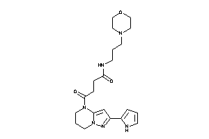 4-keto-N-(3-morpholinopropyl)-4-[2-(1H-pyrrol-2-yl)-6,7-dihydro-5H-pyrazolo[1,5-a]pyrimidin-4-yl]butyramide