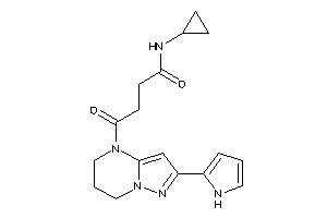 N-cyclopropyl-4-keto-4-[2-(1H-pyrrol-2-yl)-6,7-dihydro-5H-pyrazolo[1,5-a]pyrimidin-4-yl]butyramide