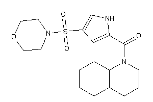 3,4,4a,5,6,7,8,8a-octahydro-2H-quinolin-1-yl-(4-morpholinosulfonyl-1H-pyrrol-2-yl)methanone