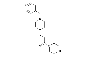 1-piperazino-3-[1-(4-pyridylmethyl)-4-piperidyl]propan-1-one