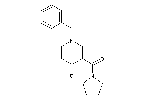 1-benzyl-3-(pyrrolidine-1-carbonyl)-4-pyridone