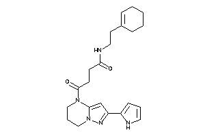 N-(2-cyclohexen-1-ylethyl)-4-keto-4-[2-(1H-pyrrol-2-yl)-6,7-dihydro-5H-pyrazolo[1,5-a]pyrimidin-4-yl]butyramide