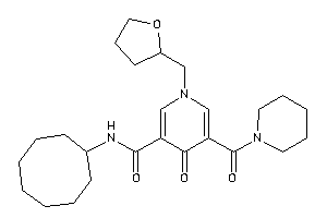 N-cyclooctyl-4-keto-5-(piperidine-1-carbonyl)-1-(tetrahydrofurfuryl)nicotinamide