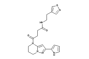 N-(2-isoxazol-4-ylethyl)-4-keto-4-[2-(1H-pyrrol-2-yl)-6,7-dihydro-5H-pyrazolo[1,5-a]pyrimidin-4-yl]butyramide